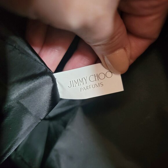 Jimmy Choo Parfums Tote Bag, Black & Silver Glitter, ~ NWT ~ Retails: $149 - Picture 8 of 8